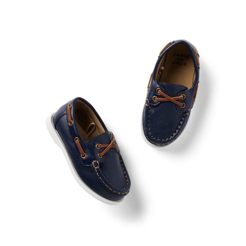 Leather Boat Shoe - Janie And Jack